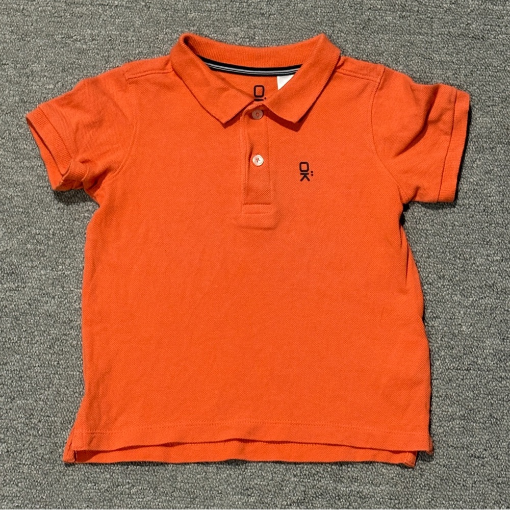 OKAIDI (Jacadi parent company) Size 3 orange polo